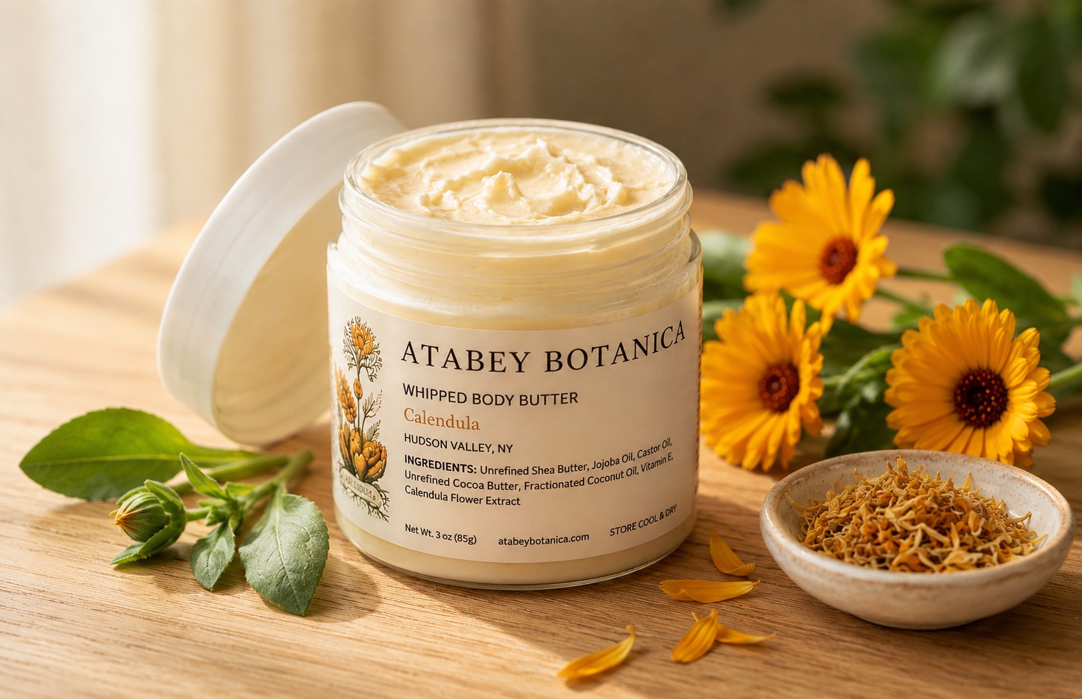 Calendula body butter