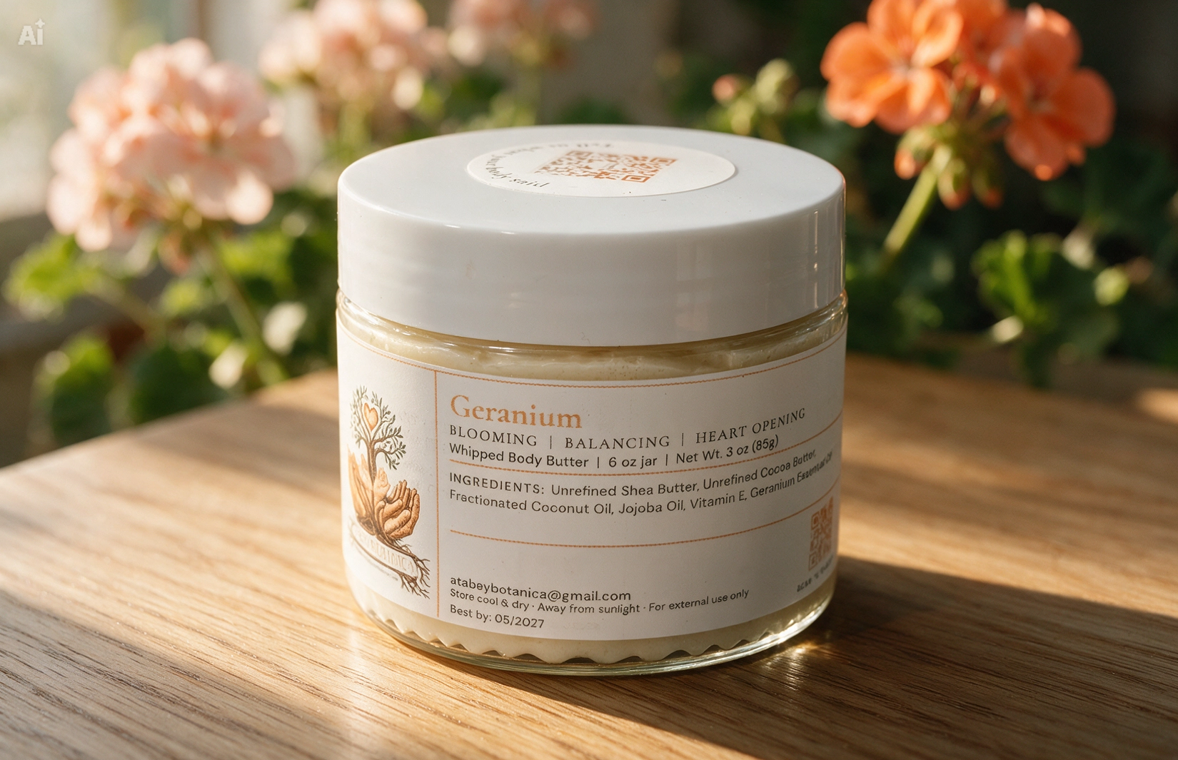 Geranium body butter